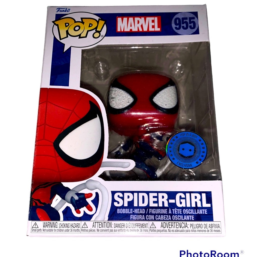 New Vaulted Marvel PIB Exclusive Spider-Girl Funko Pop Bobblehead